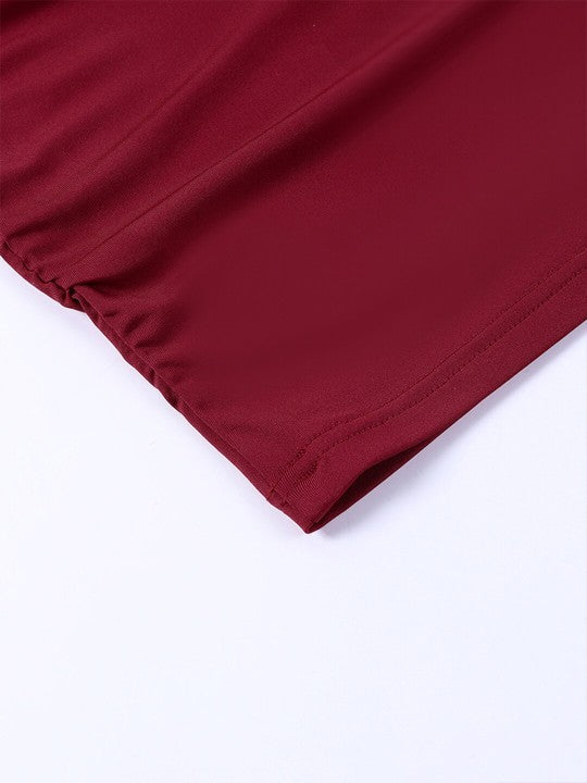 Crimson Slip Dress