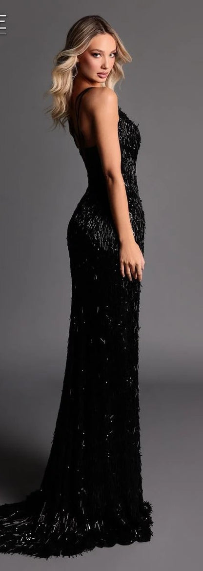 Midnight Sequin Gown