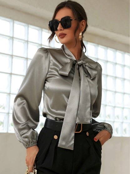 Satin Blouse Top