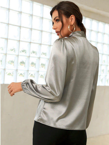Satin Blouse Top